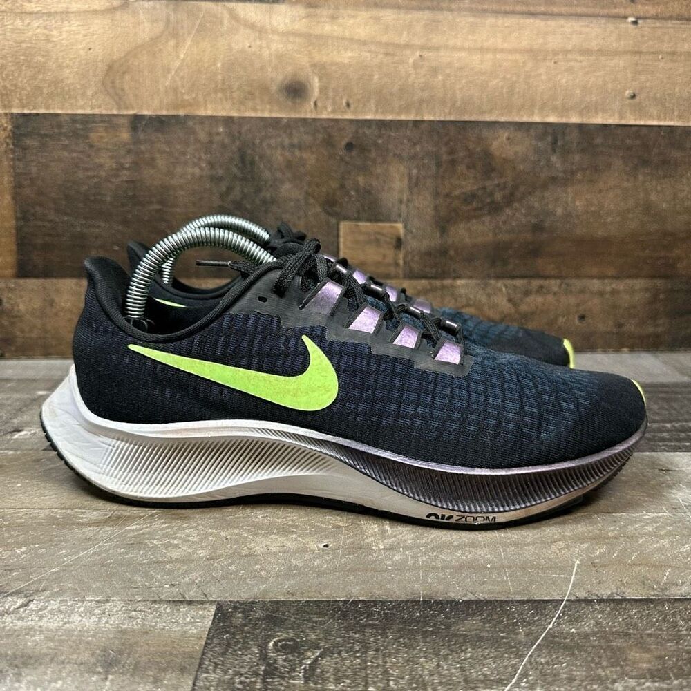 Nike Women’s Size 10.5 Air Zoom Pegasus 37 Athletic Shoes Black Running Sneakers